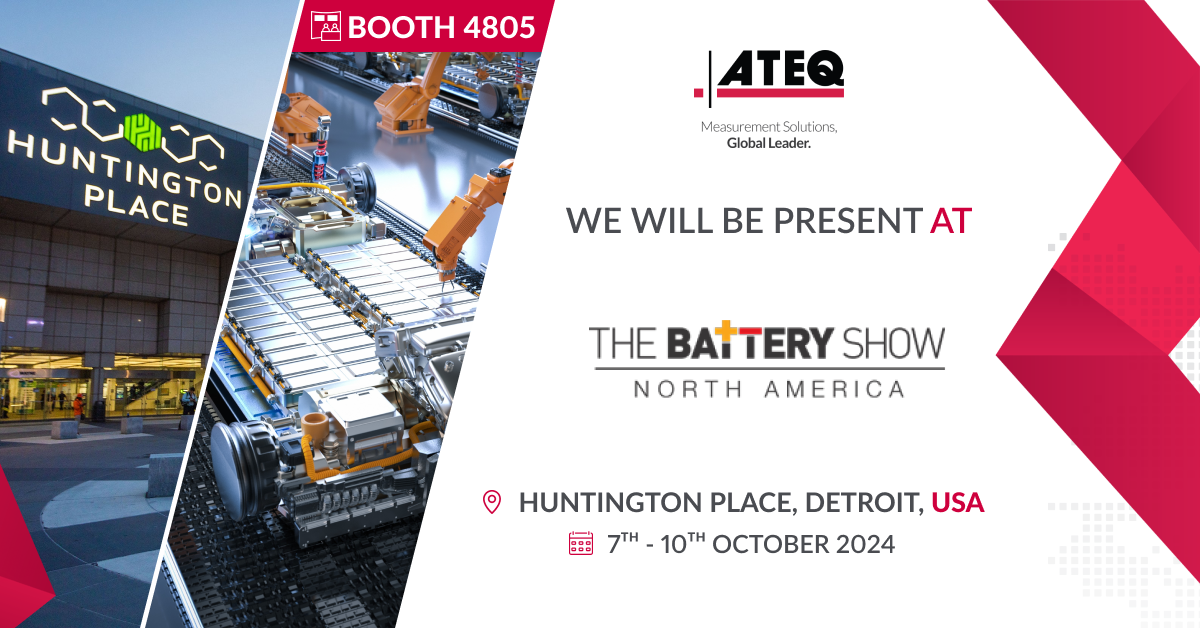 ATEQ USA | The Battery Show North America 2024 - Ateq Leaktesting